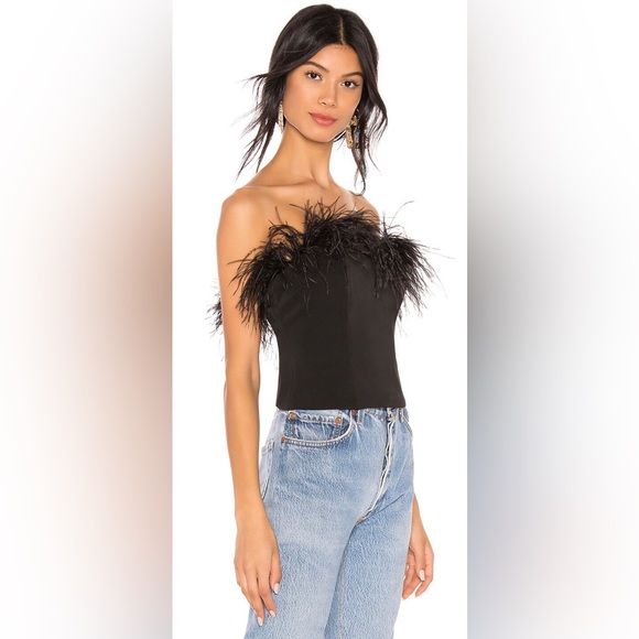 REVOLVE LPA Aida Top in Black - Picture 3 of 5